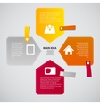infographic business template vector image