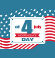 4th july national holiday independence day vector image