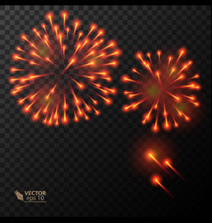 Abstract colorful explosion on dark background Vector Image