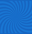 blue color circle swirl burst background vector image vector image