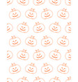 halloween cute background pumpkin vector image vector image