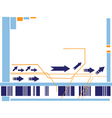 business chart vector image