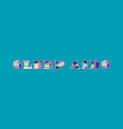 sleep aids concept word art vector image