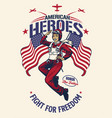 vintage t-shirt design of women american ww2 pilot vector image