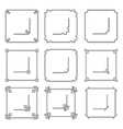 frames borders art deco style vector image