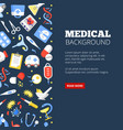 medical clinic landing page template vector image vector image