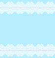 white lace borders vector image