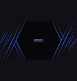 dark hexagonal gaming sporty abstract background vector image vector image