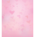 heart pink background vector image vector image