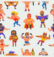 wrestler masked man character and masking vector image vector image