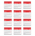 2013 calendar vector image vector image