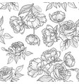 floral seamless pattern flower background vector image