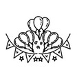 decoration icon doddle hand drawn or black vector image vector image