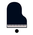 grand piano and stool vector image