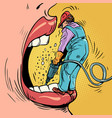 taking care of your health dental treatment vector image