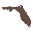 map of the us state florida vector image vector image