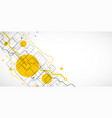 abstract technology concept circuit board high vector image