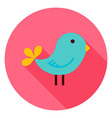 bird circle icon vector image