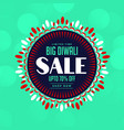 indian diwali sale background with offer details vector image vector image