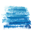 marine blue paint abstraction vector image