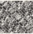 seamless freehand pattern doodle monochrome print vector image vector image