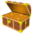 treasure chest vector image