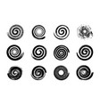 grunge spirals swirl twirl abstract simple vector image vector image