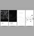 layout flyer banner design templates vector image