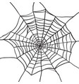 spider web set isolated on white background vector image