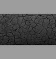texture a crack on a stone wall or soil vector image vector image