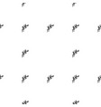 hand drawn brush flowers handmade seamless ornate vector image