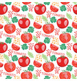 pattern with fresh tomatoes slices tomato vector image