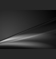 Abstract black smooth gradients background Vector Image