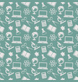 school seamless patterns background vector image vector image