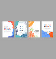 abstract cover design with a4 size vector image