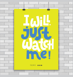 Boxing girl with motivational quote never give up Vector Image