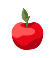 cartoon ripe apple vector image