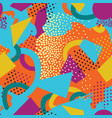 abstract seamless pattern blots dots geometric vector image
