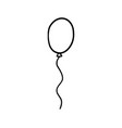 outline balloon sketch doodle hand drawn vector image