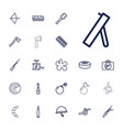 weapon icons vector image vector image