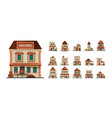 western buildings wildlife west construction vector image vector image