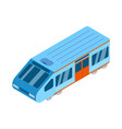 metro train head composition vector image vector image