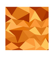 sand dunes abstract low polygon background vector image vector image