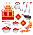 kitchen utensils vector image