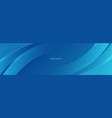 blue minimal trendy abstract curve lines vector image vector image
