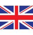 britain flag vector image vector image
