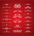 valentines day page decor vector image
