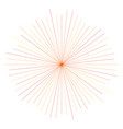orange yellow radial radiating lines rays beams vector image