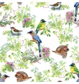 watercolor hand drawn seamless pattern vector image vector image