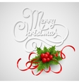 christmas greeting card vector image